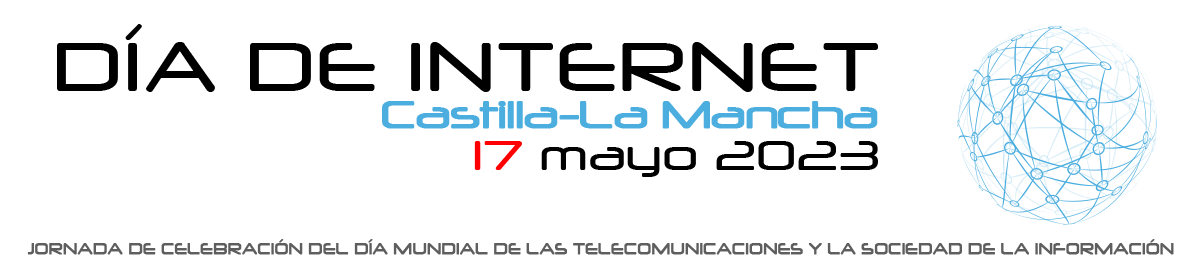 Logo de la Jornada de celebración en Castilla-La Mancha del Día de Internet
